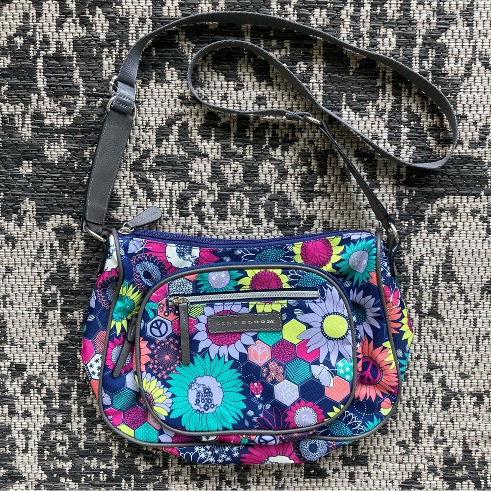 Lily Bloom Desso Mid Crossbody in Sunflower Peace